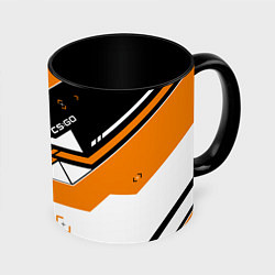 Кружка 3D CS:GO Asiimov Inverted, цвет: 3D-белый + черный