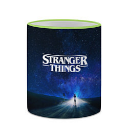 Кружка 3D Stranger Things: Road Light, цвет: 3D-светло-зеленый кант — фото 2