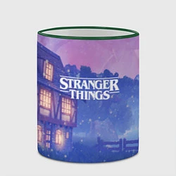 Кружка 3D Stranger Things: Magic House, цвет: 3D-зеленый кант — фото 2