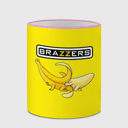 Кружка 3D Brazzers: Yellow Banana, цвет: 3D-розовый кант — фото 2