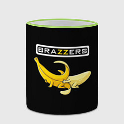 Кружка 3D Brazzers: Black Banana, цвет: 3D-светло-зеленый кант — фото 2