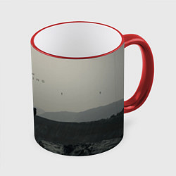 Кружка 3D Death Stranding, цвет: 3D-красный кант