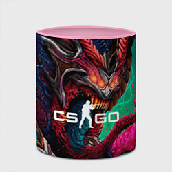 Кружка 3D CS GO hyper beast skin, цвет: 3D-белый + розовый — фото 2