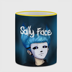 Кружка 3D Sally Face, цвет: 3D-желтый кант — фото 2