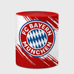 Кружка 3D ФК Бавария, цвет: 3D-белый + красный — фото 2