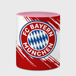 Кружка 3D ФК Бавария, цвет: 3D-белый + розовый — фото 2