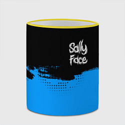 Кружка 3D Sally Face, цвет: 3D-желтый кант — фото 2