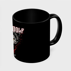 Кружка 3D Powerwolf: Lupus Dei, цвет: 3D-белый + черный
