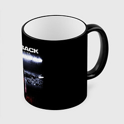Кружка 3D Nickelback: Feed the Machine, цвет: 3D-черный кант