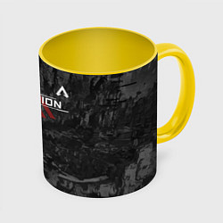 Кружка 3D You Are The Champion, цвет: 3D-белый + желтый
