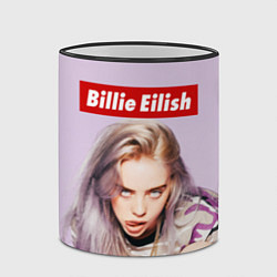 Кружка 3D Billie Eilish: Bored, цвет: 3D-черный кант — фото 2
