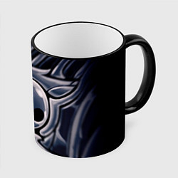 Кружка 3D Hollow Knight, цвет: 3D-черный кант