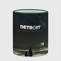 Кружка 3D Detroit: Become Human, цвет: 3D-зеленый кант — фото 2