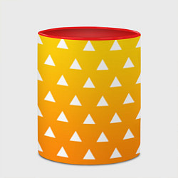 Кружка 3D ZENITSU ЗЕНИТСУ КИМОНО, цвет: 3D-белый + красный — фото 2