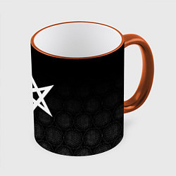 Кружка 3D BRING ME THE HORIZON, цвет: 3D-оранжевый кант