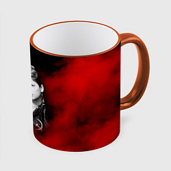 Кружка 3D Сектор Газа, цвет: 3D-оранжевый кант