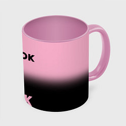 Кружка 3D Blackpink - розово-черный, цвет: 3D-белый + розовый
