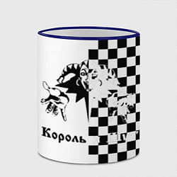 Кружка 3D Король и Шут, цвет: 3D-синий кант — фото 2
