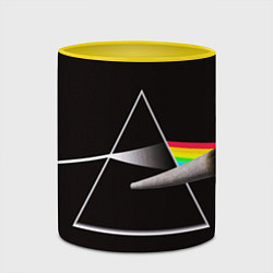 Кружка 3D PINK FLOYD, цвет: 3D-белый + желтый — фото 2