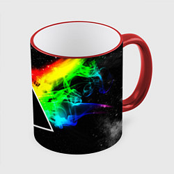 Кружка 3D PINK FLOYD, цвет: 3D-красный кант