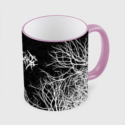 Кружка 3D GHOSTEMANE, цвет: 3D-розовый кант