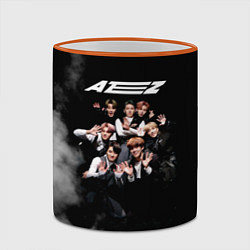 Кружка 3D Ateez, цвет: 3D-оранжевый кант — фото 2