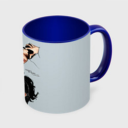 Кружка 3D Stray Kids, цвет: 3D-белый + синий