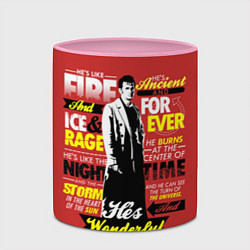 Кружка 3D Doctor Who, цвет: 3D-белый + розовый — фото 2