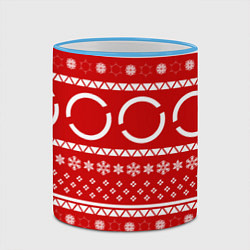 Кружка 3D СВИТЕР DETROIT BECOME HUMAN, цвет: 3D-небесно-голубой кант — фото 2