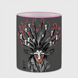 Кружка 3D Princess Mononoke, цвет: 3D-розовый кант — фото 2