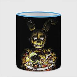 Кружка 3D Five Nights At Freddy's, цвет: 3D-небесно-голубой кант — фото 2