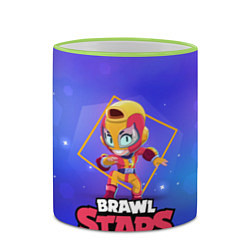 Кружка 3D Brawl Stars Max, цвет: 3D-светло-зеленый кант — фото 2