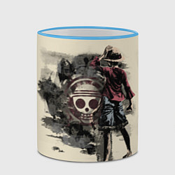 Кружка 3D One Piece, цвет: 3D-небесно-голубой кант — фото 2