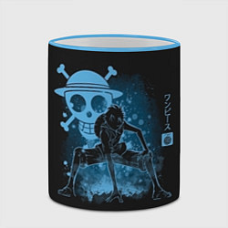 Кружка 3D One Piece, цвет: 3D-небесно-голубой кант — фото 2