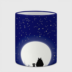 Кружка 3D Мой сосед Тоторо, цвет: 3D-синий кант — фото 2