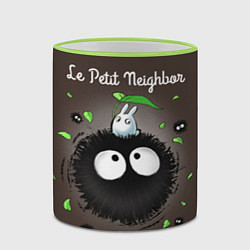 Кружка 3D My Neighbor Totoro, цвет: 3D-светло-зеленый кант — фото 2
