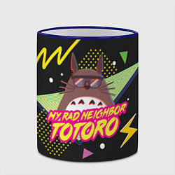 Кружка 3D Totoro My rad ne ighbor, цвет: 3D-синий кант — фото 2