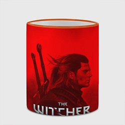 Кружка 3D THE WITCHER, цвет: 3D-оранжевый кант — фото 2