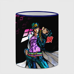 Кружка 3D JOJOS BIZARRE ADVENTURE, цвет: 3D-синий кант — фото 2