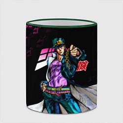 Кружка 3D JOJOS BIZARRE ADVENTURE, цвет: 3D-зеленый кант — фото 2