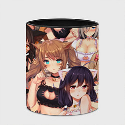 Кружка 3D Ahegao, цвет: 3D-белый + черный — фото 2