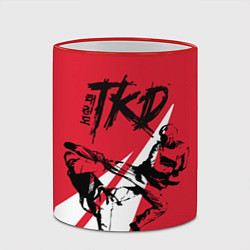 Кружка 3D Taekwondo, цвет: 3D-красный кант — фото 2