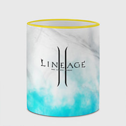 Кружка 3D LINEAGE 2, цвет: 3D-желтый кант — фото 2