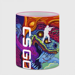 Кружка 3D CS GO HYPERBEAST, цвет: 3D-розовый кант — фото 2