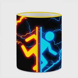 Кружка 3D PORTAL, цвет: 3D-желтый кант — фото 2
