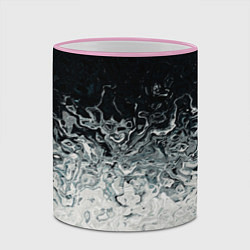 Кружка 3D Вода абстракция, цвет: 3D-розовый кант — фото 2