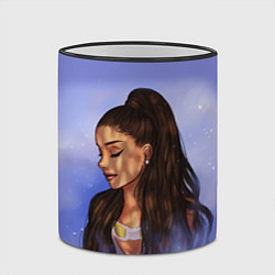 Кружка 3D Ariana Grande Ариана Гранде, цвет: 3D-черный кант — фото 2