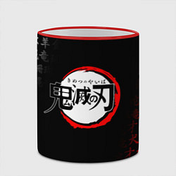 Кружка 3D KIMETSU NO YAIBA, цвет: 3D-красный кант — фото 2