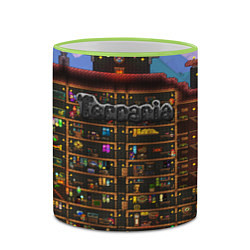 Кружка 3D TERRARIA, цвет: 3D-светло-зеленый кант — фото 2