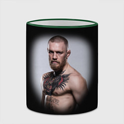 Кружка 3D Conor McGregor, цвет: 3D-зеленый кант — фото 2